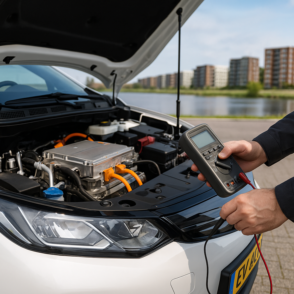 Afbeelding bij artikel: Elektrische auto batterij testen: essentieel voor optimale prestaties in Almere