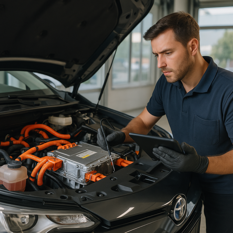 Afbeelding bij artikel: Hybride auto batterij controle: essentiële check voor optimale prestaties in Almere