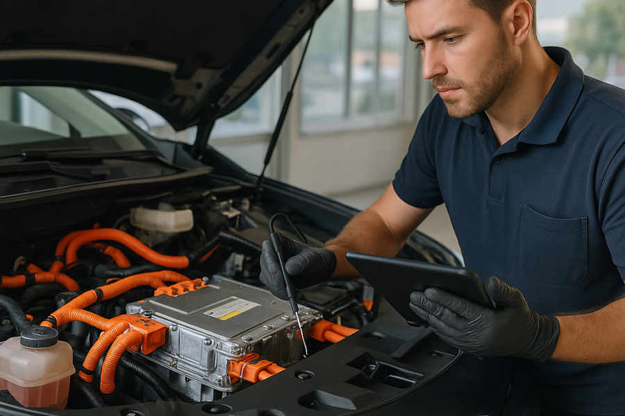 Afbeelding bij artikel: Hybride auto batterij controle: essentiële check voor optimale prestaties in Almere